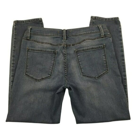 Free People Hi Rise Cropped Jeans EUC - Picture 5 of 11